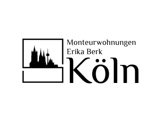 Monteurwohnungen Erika Berk Köln logo design by Gwerth