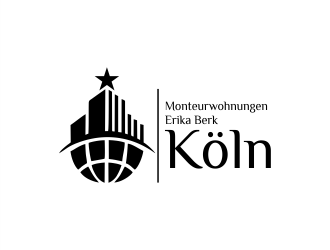 Monteurwohnungen Erika Berk Köln logo design by Gwerth