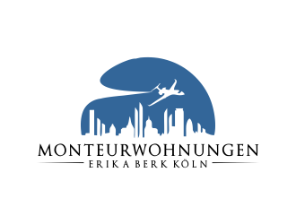 Monteurwohnungen Erika Berk Köln logo design by akhi