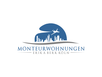 Monteurwohnungen Erika Berk Köln logo design by akhi