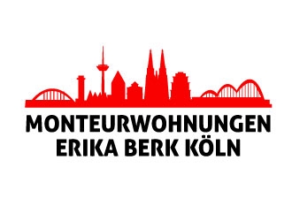 Monteurwohnungen Erika Berk Köln logo design by Webphixo