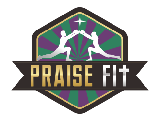 PRAISE FIT logo design by YONK