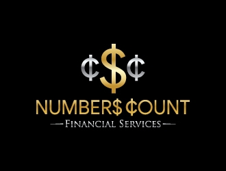 Number$ Count Financial Services logo design by iamjason