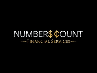 Number$ Count Financial Services logo design by iamjason