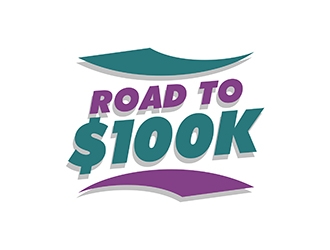 Road to $100K logo design by gitzart