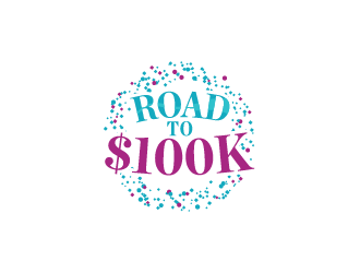 Road to $100K logo design by Fajar Faqih Ainun Najib