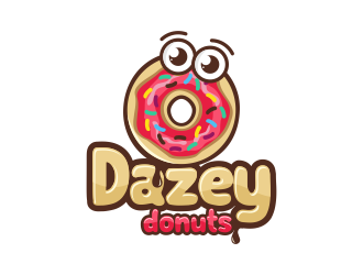 Dazey Donuts logo design by Panara