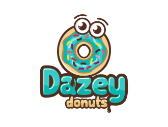 Dazey Donuts logo design by Panara