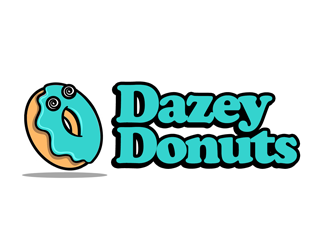 Dazey Donuts logo design by kunejo