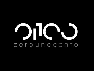 0 1 100 logo design by sanworks