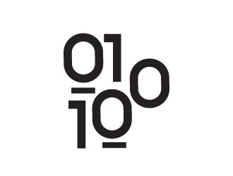 0 1 100 logo design by sanworks