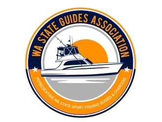 Washington State Guides Association logo design by veron