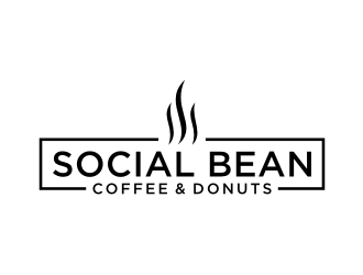 Social Bean Coffee & Donuts logo design by nurul_rizkon