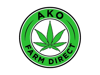 ako farms direct logo design by twomindz
