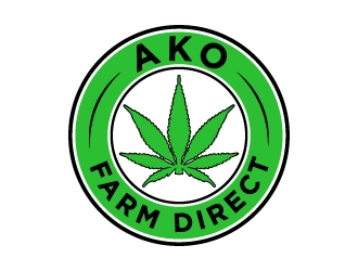 ako farms direct logo design by twomindz