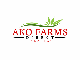 ako farms direct logo design by agus