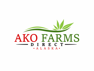 ako farms direct logo design by agus