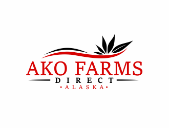 ako farms direct logo design by agus