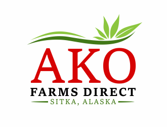 ako farms direct logo design by agus