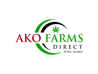 ako farms direct logo design by ammad