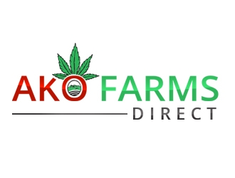 ako farms direct logo design by gilkkj