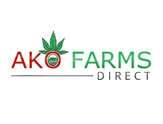 ako farms direct logo design by gilkkj