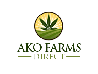 ako farms direct logo design by kunejo
