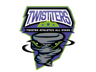 Twisters / Twister Athletics All Stars  logo design by Frenic