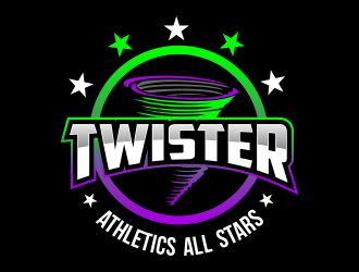 Twisters / Twister Athletics All Stars  logo design by ingepro