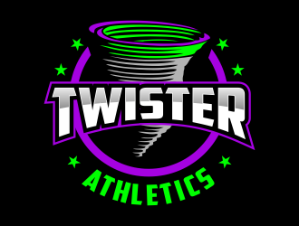 Twisters / Twister Athletics All Stars  logo design by ingepro