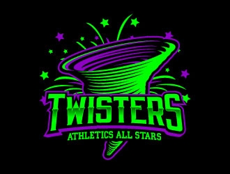 Twisters / Twister Athletics All Stars  logo design by daywalker