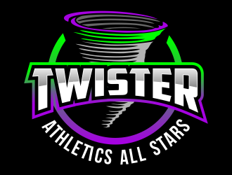 Twisters / Twister Athletics All Stars  logo design by ingepro