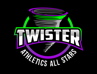 Twisters / Twister Athletics All Stars  logo design by ingepro