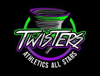 Twisters / Twister Athletics All Stars  logo design by ingepro