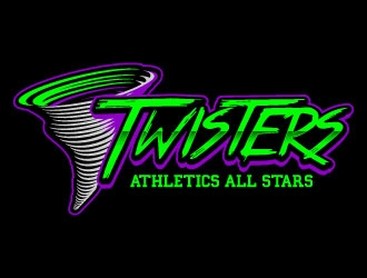 Twisters / Twister Athletics All Stars  logo design by daywalker