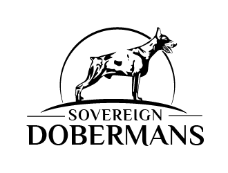 Sovereign Dobermans logo design by THOR_