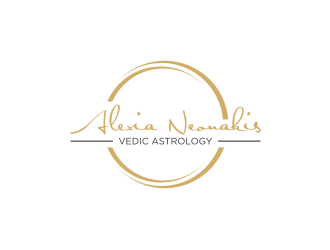 Alexia Neonakis Vedic Astrology  logo design by Nurmalia