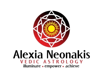 Alexia Neonakis Vedic Astrology  logo design by ruki