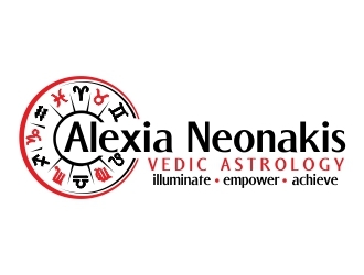 Alexia Neonakis Vedic Astrology  logo design by ruki