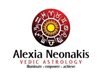 Alexia Neonakis Vedic Astrology  logo design by ruki