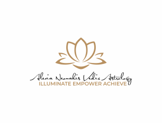 Alexia Neonakis Vedic Astrology  logo design by luckyprasetyo