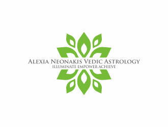 Alexia Neonakis Vedic Astrology  logo design by luckyprasetyo