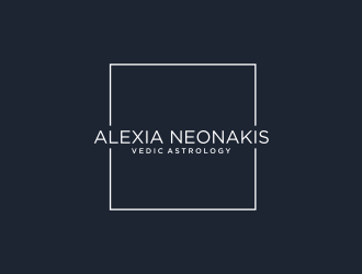 Alexia Neonakis Vedic Astrology  logo design by ammad