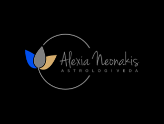 Alexia Neonakis Vedic Astrology  logo design by alby