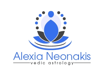 Alexia Neonakis Vedic Astrology  logo design by shravya