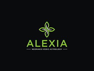 Alexia Neonakis Vedic Astrology  logo design by Rizqy