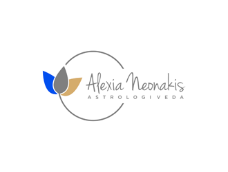 Alexia Neonakis Vedic Astrology  logo design by alby