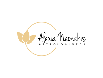 Alexia Neonakis Vedic Astrology  logo design by alby