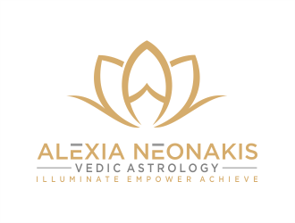 Alexia Neonakis Vedic Astrology  logo design by evdesign