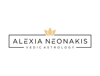 Alexia Neonakis Vedic Astrology  logo design by alby
